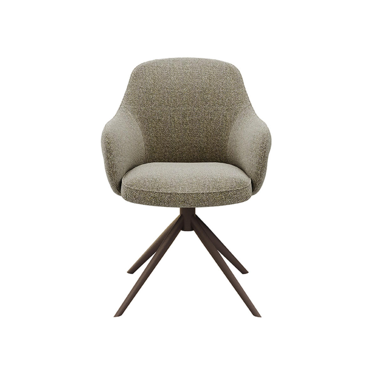 ESSZIMMERSTUHL Bern Grau 66/61/91 cm 2er-Set - Grau, Textil (61/91/66cm) - LABEL51