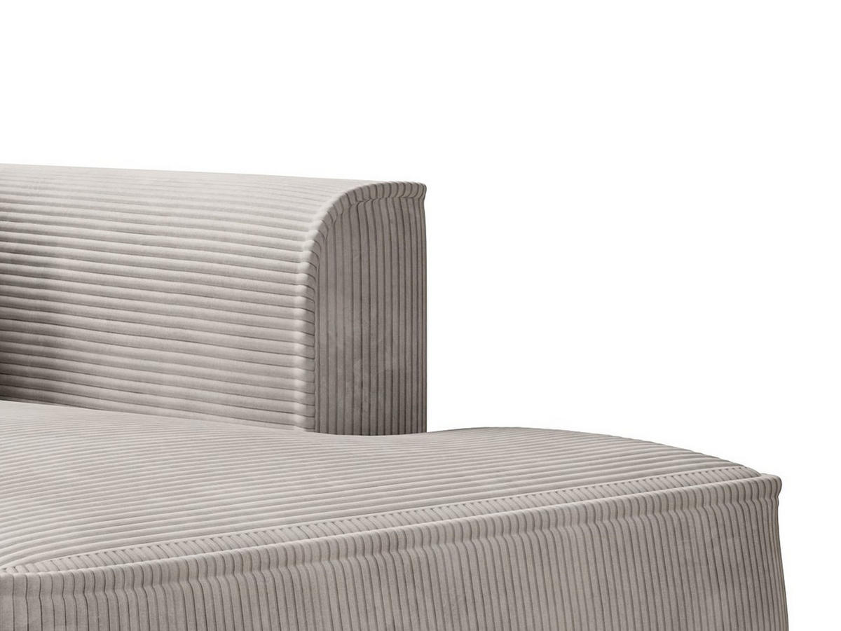 RECAMIERE ohne Schlaffunktion - 1 Person - stoff - beige Pineta - Beige, Textil (180/67/115cm) - Vente-Unique