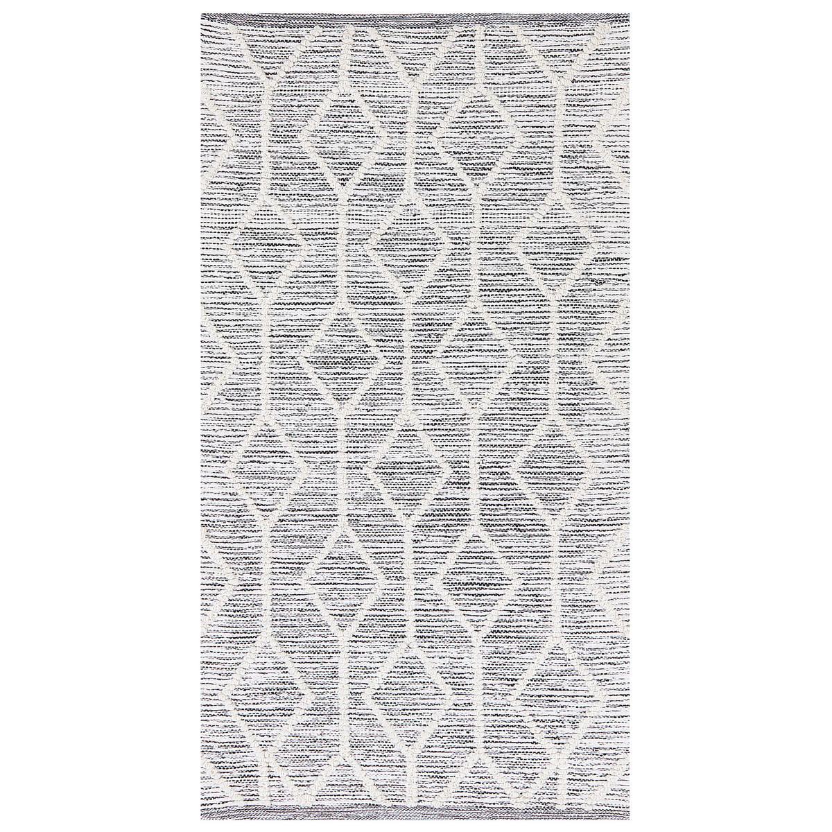 TEPPICH geflochten Edremit 150/80 cm - Grau, Textil (80/150cm) - Beliani