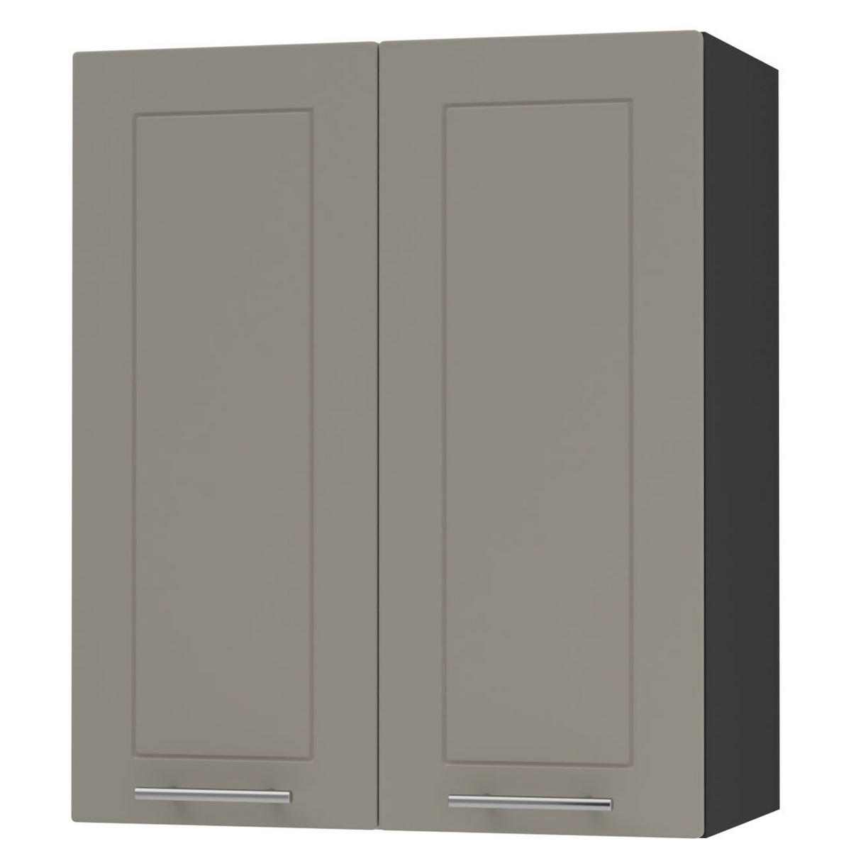 KÜCHENHÄNGESCHRANK Kvantum W3/60 Beige Matt / Schwarz Matt 60 / 32,5 / 72cm - Beige/Schwarz, Holz/Holzwerkstoff (60/72/32.5cm) - Feldmann-Wohnen
