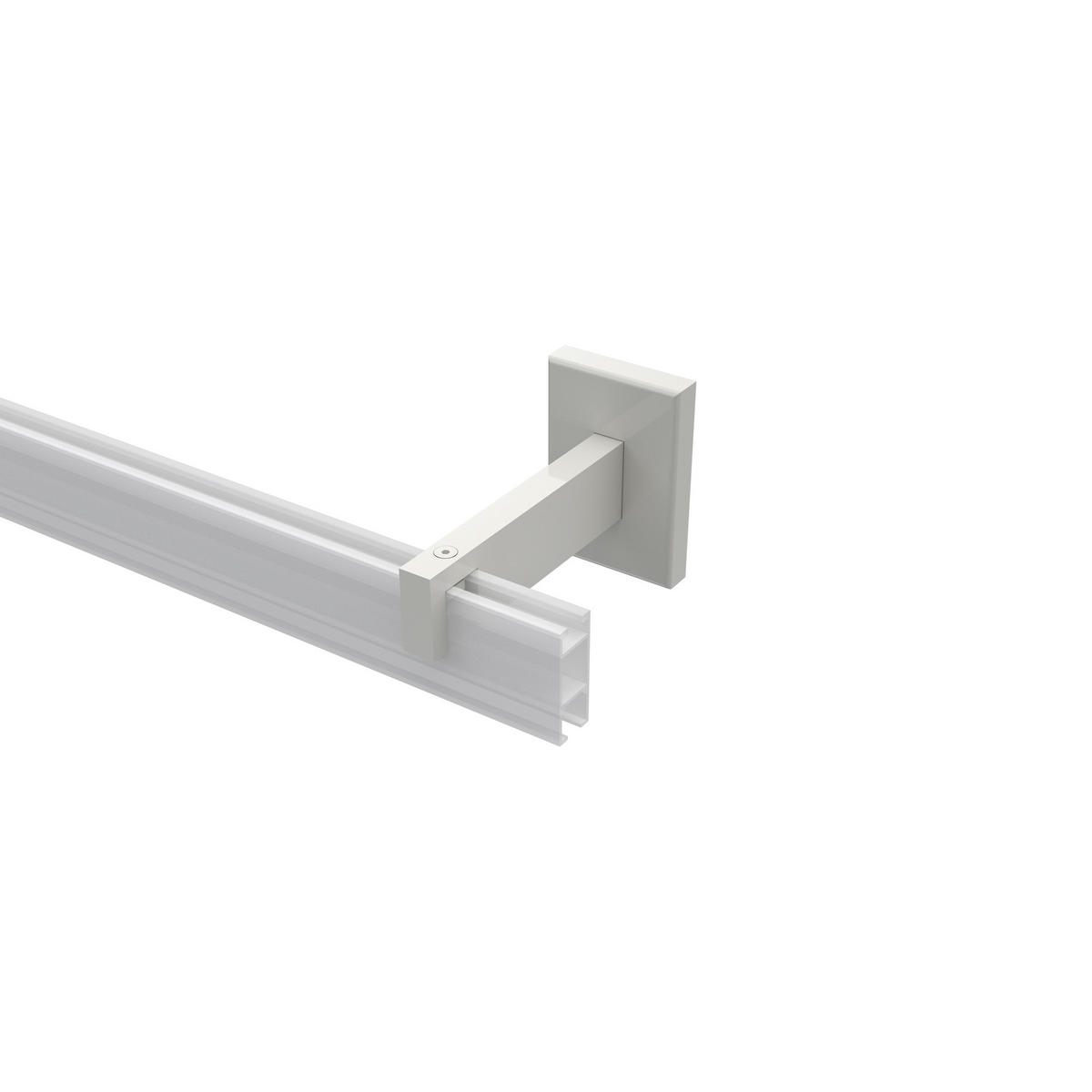 TRÄGER FÜR GARDINENSTANGEN INNENLAUF 14x35 mm, Smartline 1-läufig, Weiß - Weiß, Metall (10/6.5/4.5cm) - INTERDECO