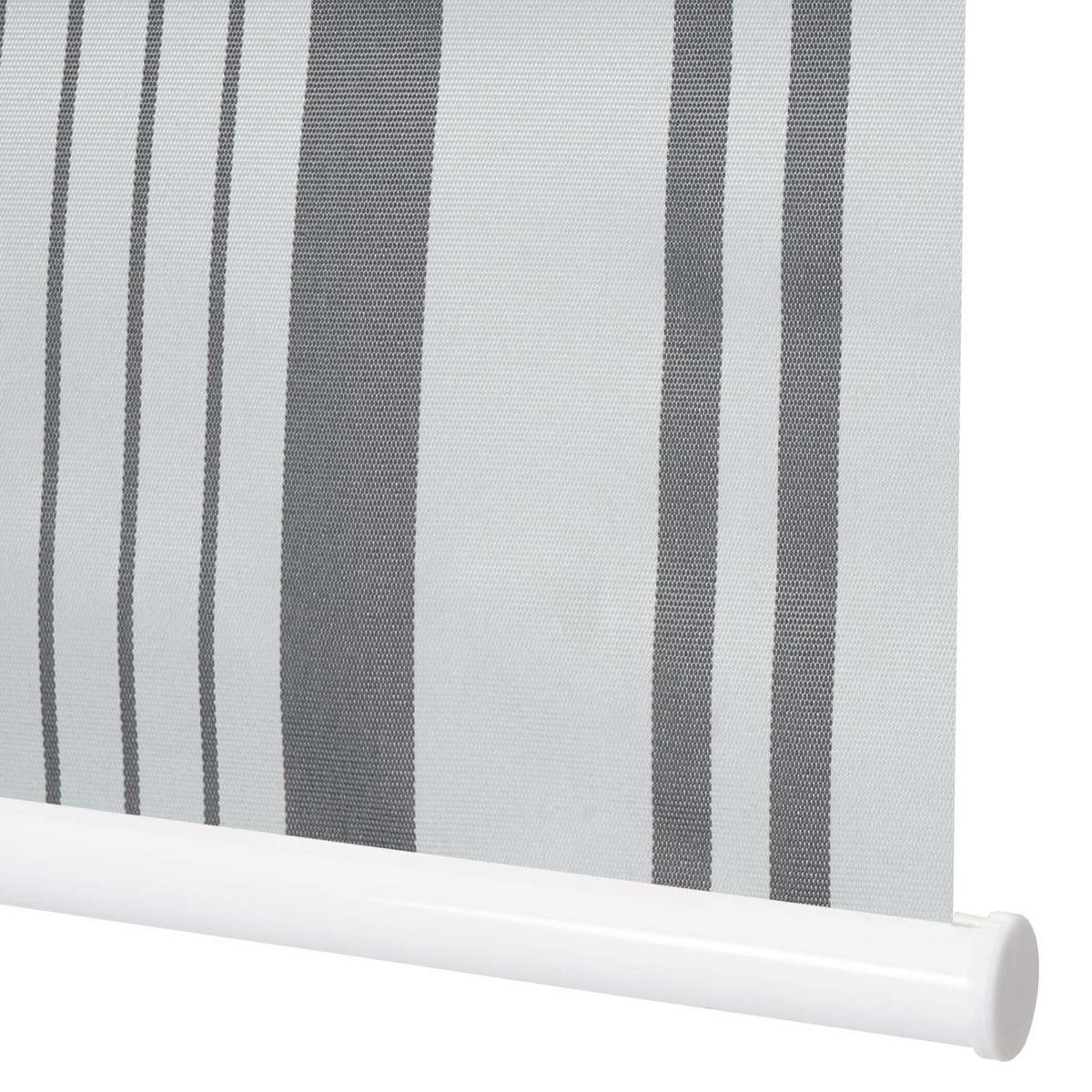 ROLLO Grau, Weiß - Weiß/Grau, Textil (80/230/7cm) - MCW