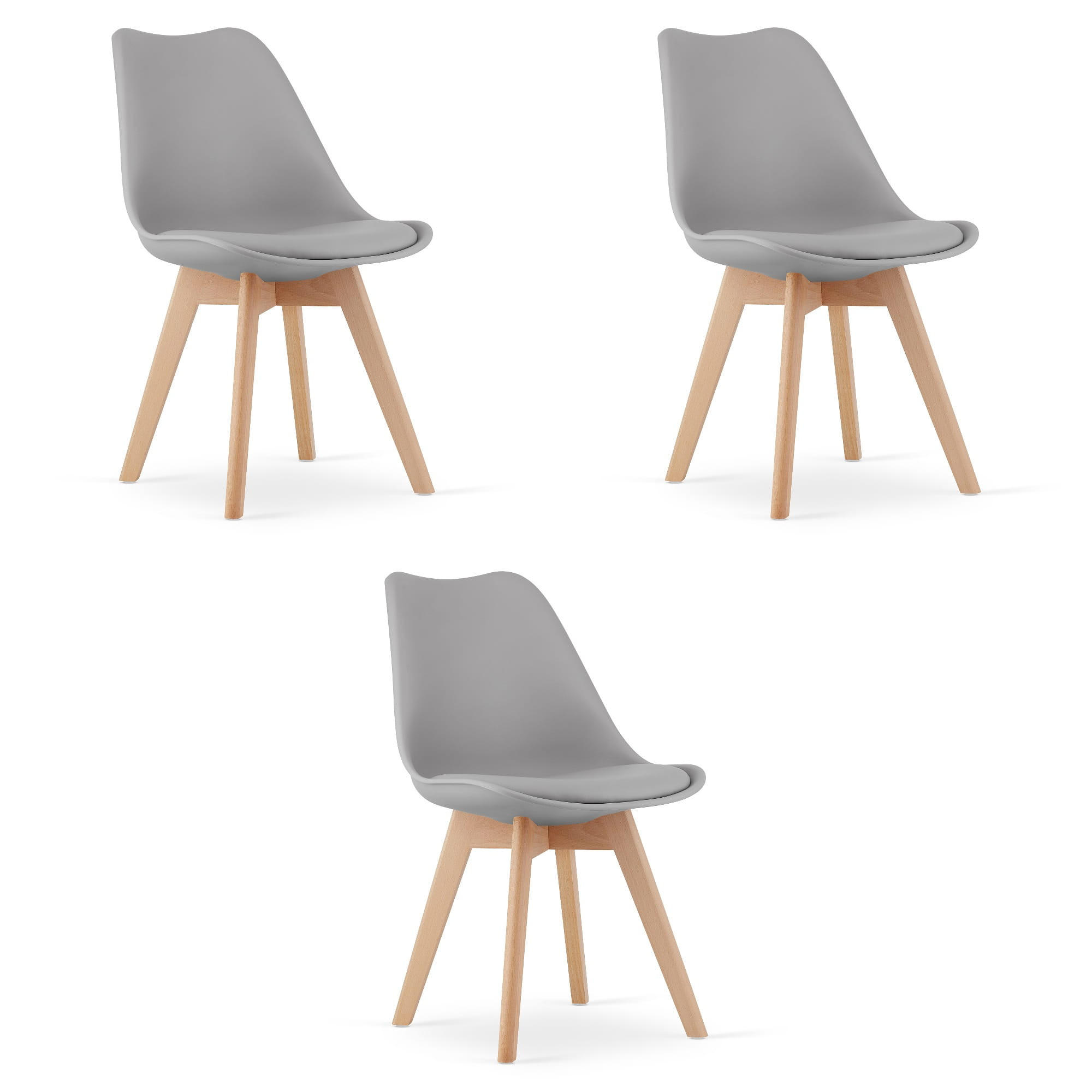 XXXLutz Stuhl Grau 49x50x43 cm