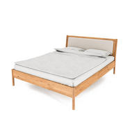 BETT MIT POLSTERKOPFTEIL INA 90x200 Wildeiche - Wildeiche, Holz (90/200cm) - byoak