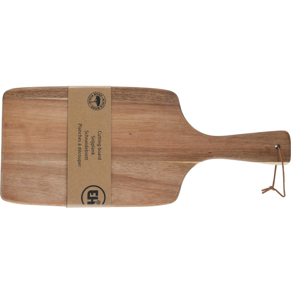 SCHNEIDEBRETT Akazienholz mit Griff 42/17 cm - Braun, Holz (17/42cm) - Excellent Houseware