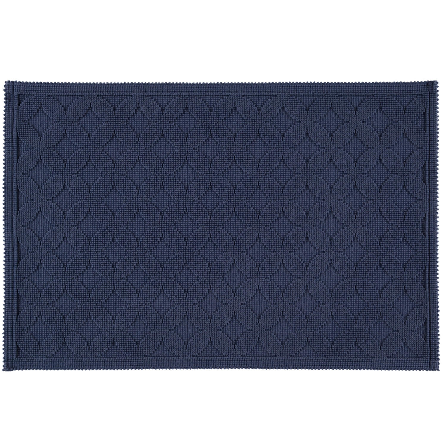 BADEMATTEN SEASIDE KIESEL - 85 - Dunkelblau, Textil (60/90cm) - Rhomtuft
