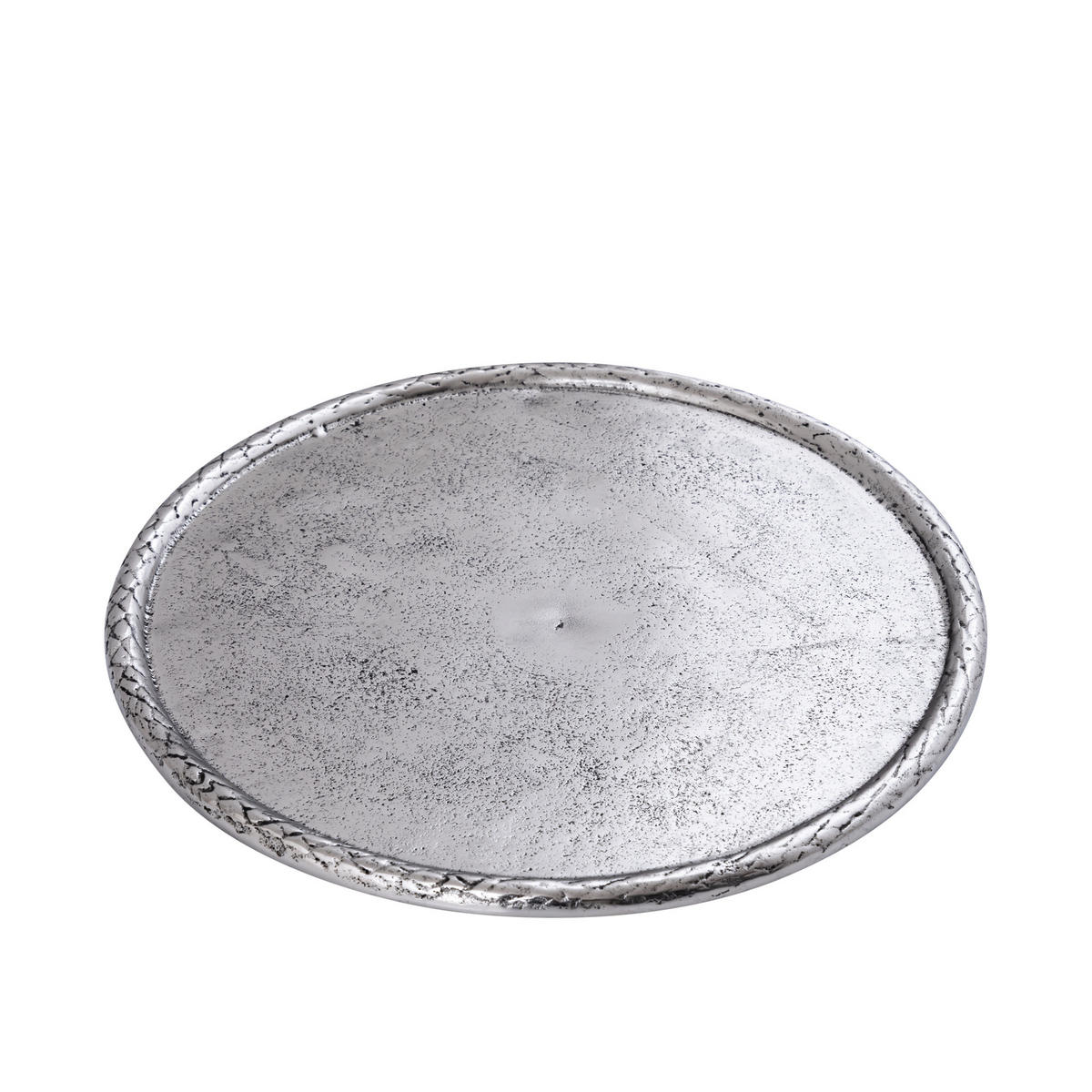 SCHALE Fahdi Silber 36/36/2.5cm - Silberfarben, Metall (2.5cm) - PTMD Collection
