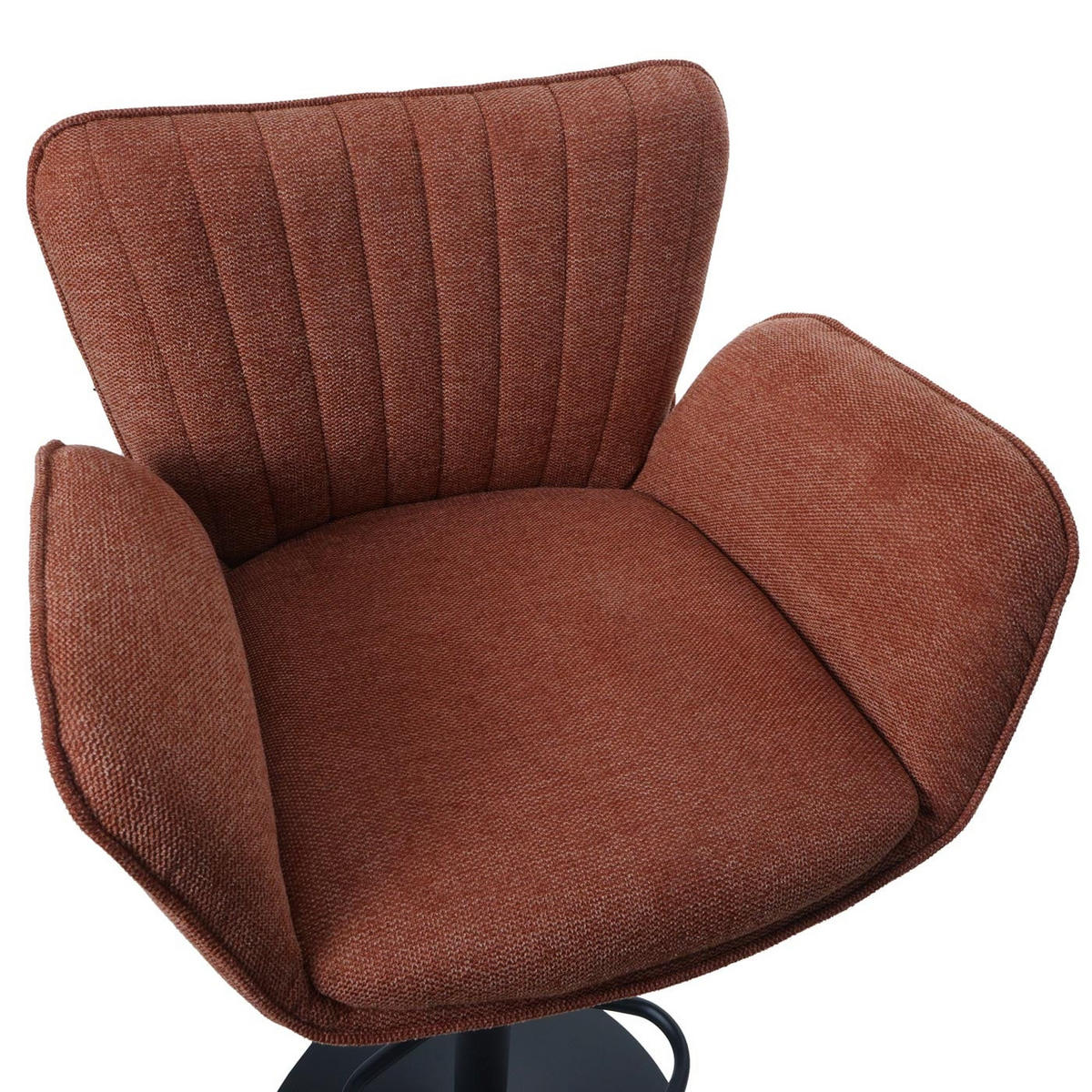 BAROVÁ STOLIČKA Orange - pomerančová, textil (50/110/45cm) - MCW