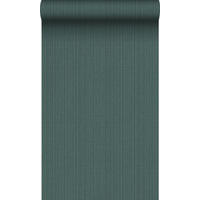 TAPETE Gewebeoptik 53 cm x 10.05 m - Blau, Papier (53/1000cm) - Origin Wallcoverings