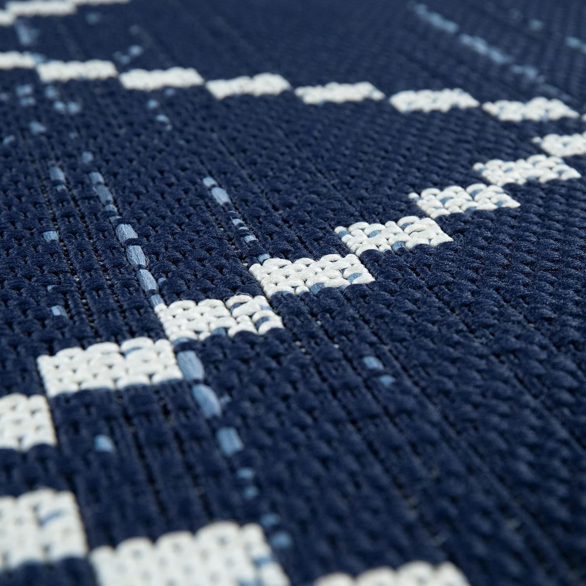 OUTDOORTEPPICH 80/150 cm Kortrijk 742 - Blau, Kunststoff (80/150cm) - Paco Home