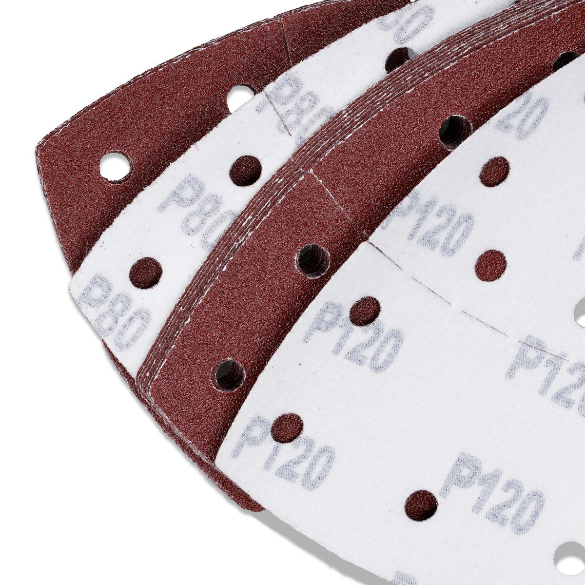 50XSCHLEIFPAPIER - Braun, Metall (0.1/10.5/15.2cm) - Relaxdays