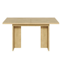 JEDÁLENSKÝ stôl, 140/180/80 cm dub, rozkladací pre 6–8 osôb - farba duba, kompozitné drevo (180/80/75cm) - BEAOK