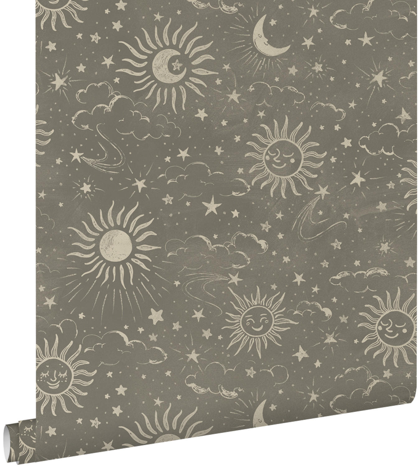 ESTAhome Tapete Grau 50x0.1 cm