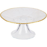 KUCHENTELLER Datura 15 cm - Transparent, Glas (15/7.6/15cm) - Home Styling Collection