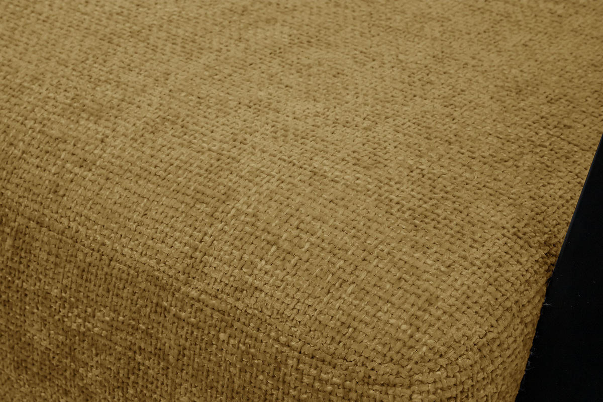 SESSEL KOBE, dunkelgelb - Dunkelgelb/Schwarz, Holz/Textil (72/76/90cm) - Courtois Laville