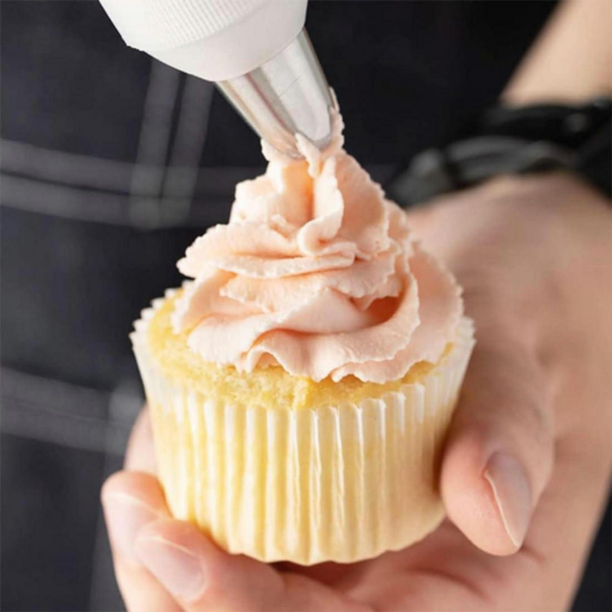 SPRITZBEUTEL Set 14-teilig für Kuchen und Torten - Weiß, Kunststoff (15/1/30cm)