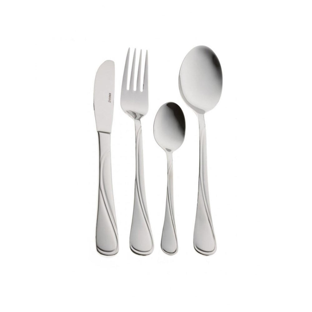 BESTECKSET Silber 2/21/2 cm KH1346 - Silberfarben, Metall - Kinghoff 