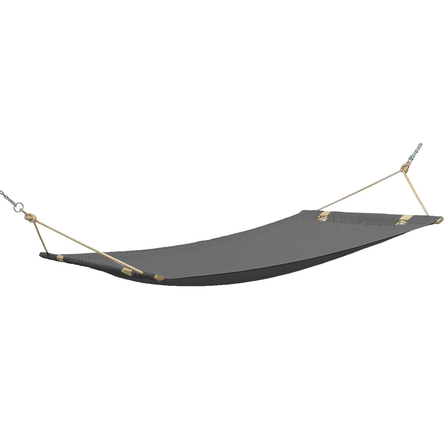 Konsimo® Hängematte Dunkelgrau 310x4x110 cm
