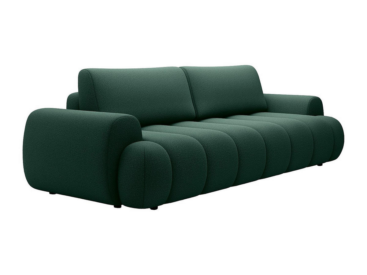 SCHLAFSOFA - 4 Personen - stoff - tannengrün Fridora - Waldgrün, Textil (263/81/110cm) - Vente-Unique