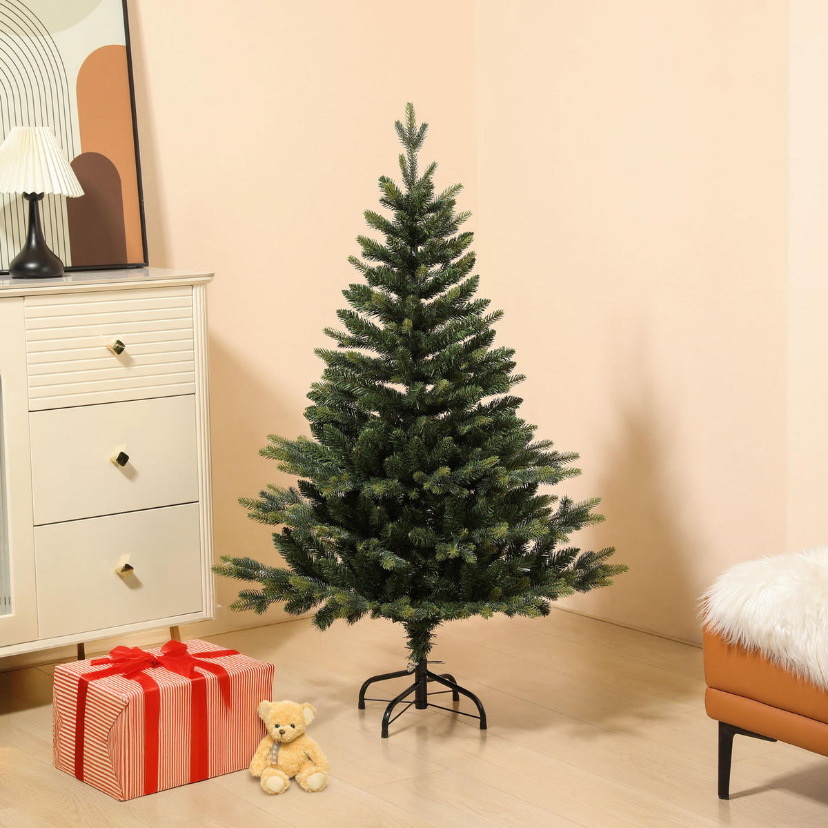 WEIHNACHTSBAUM künstlich - Grün, Kunststoff (150cm) - SVITA