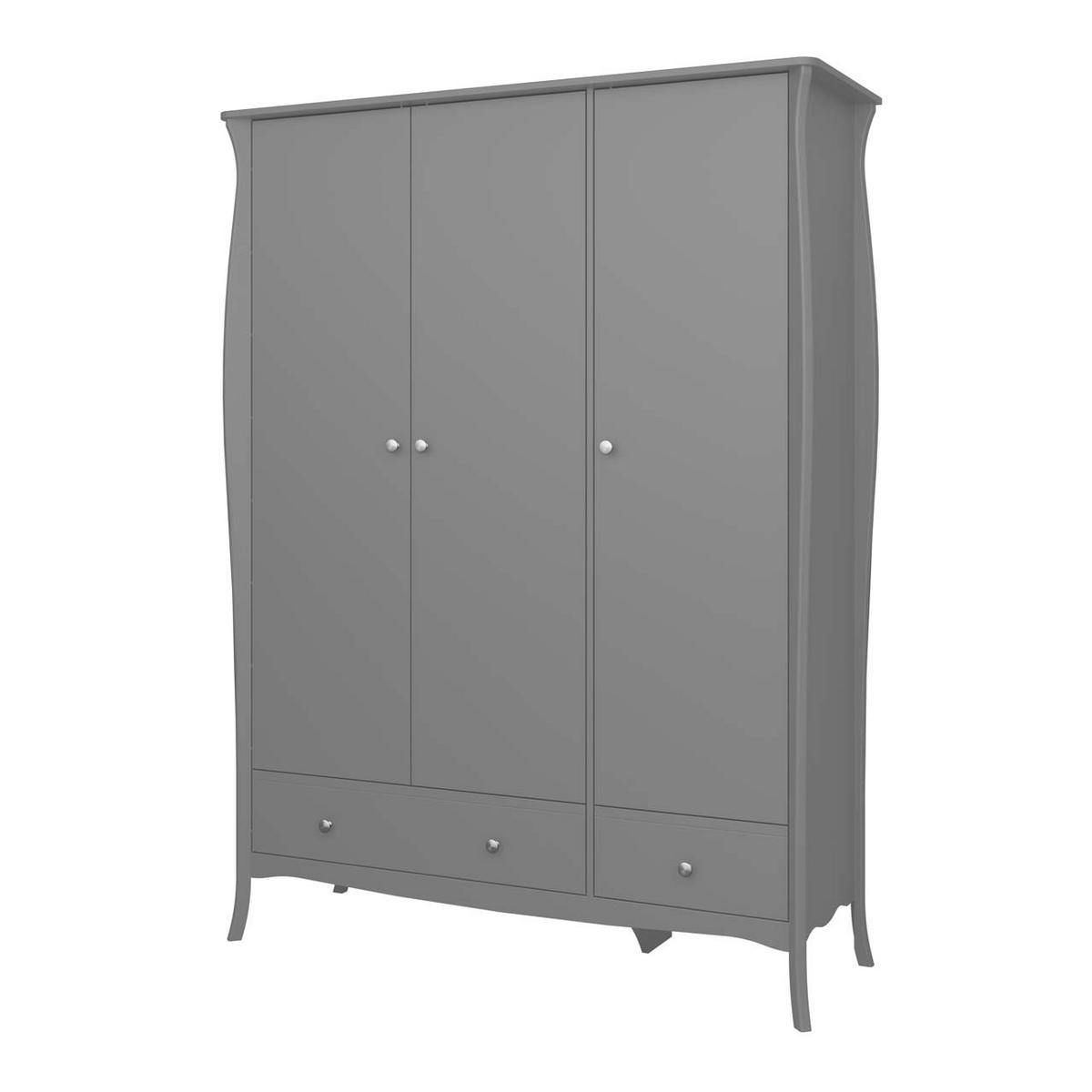 KLEIDERSCHRANK grau - Grau, Holzwerkstoff (143/192/50cm) - ebuy24