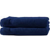 DUSCHTUCH 70x140 cm Frottier Handtücher im 2er Set aus 100% Baumwolle, Navy Blau 500g/m2 - Dunkelblau, Textil (70/140cm) - Carpe Sonno