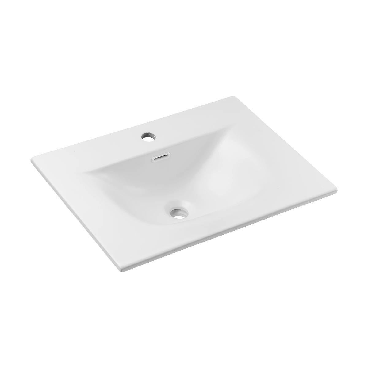 WASCHTISCH 60.2cm Isaline Helle Eiche - Braun, Holzwerkstoff (60.2/57/46cm) - Petits-meubles