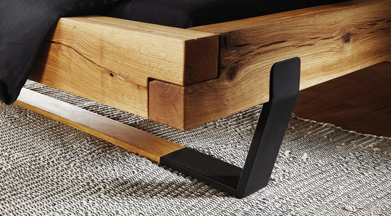 Doppelbett Materialaufnahme: Holz