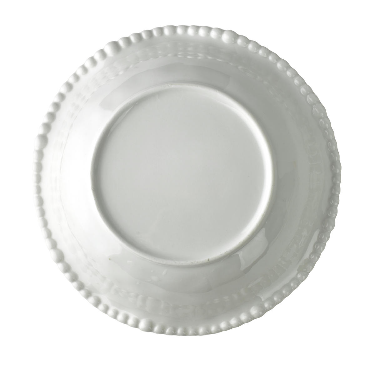 SCHALE Basic weiß 23/23/8 cm Porzellan - Weiß, Keramik (23/8/23cm) - Mondex