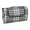 PICKNICKDECKE - Grau, Textil/Metall (200/200cm) - Relaxdays