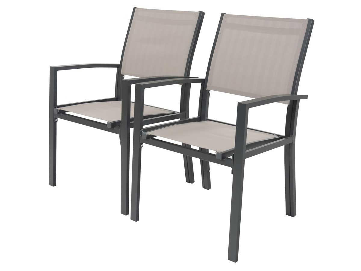 Habitat Garten Gartensessel Taupe 62x90x57 cm