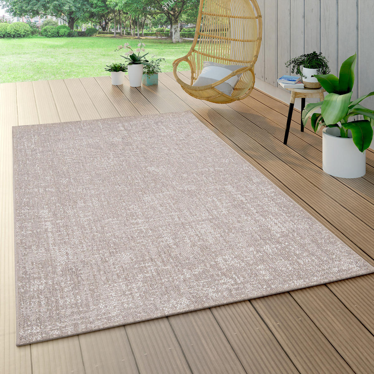 OUTDOORTEPPICH 200/290 cm Waregem 626 - Sandfarben, Textil (200/290cm) - Paco Home