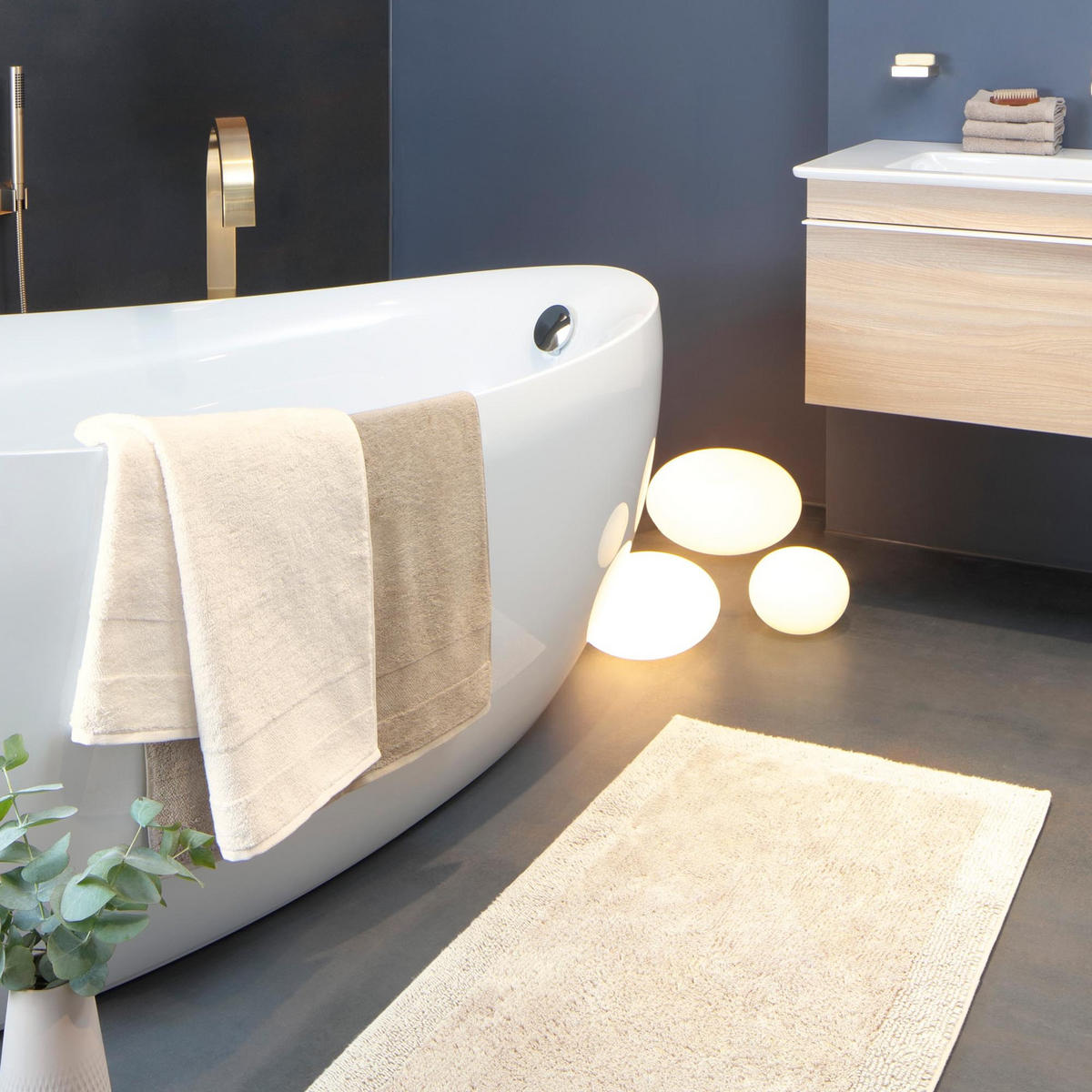 HANDTUCH Unisex One Elfenbein Baumwolle 10er Pack - Beige, Textil (60/120cm) - Villeroy & Boch