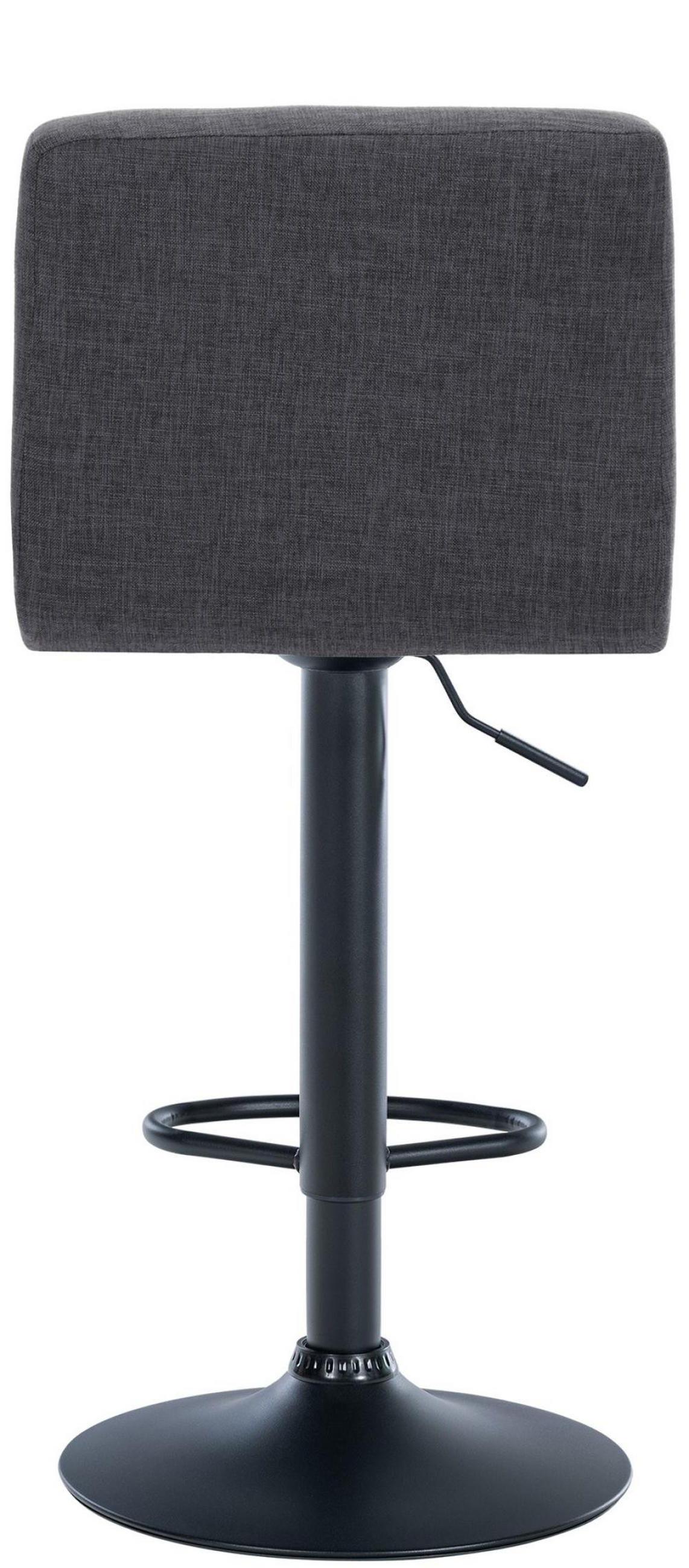 BARHOCKER 2er Set Stoff hellgrau - Hellgrau, Textil/Metall (46/94/47cm) - CLP