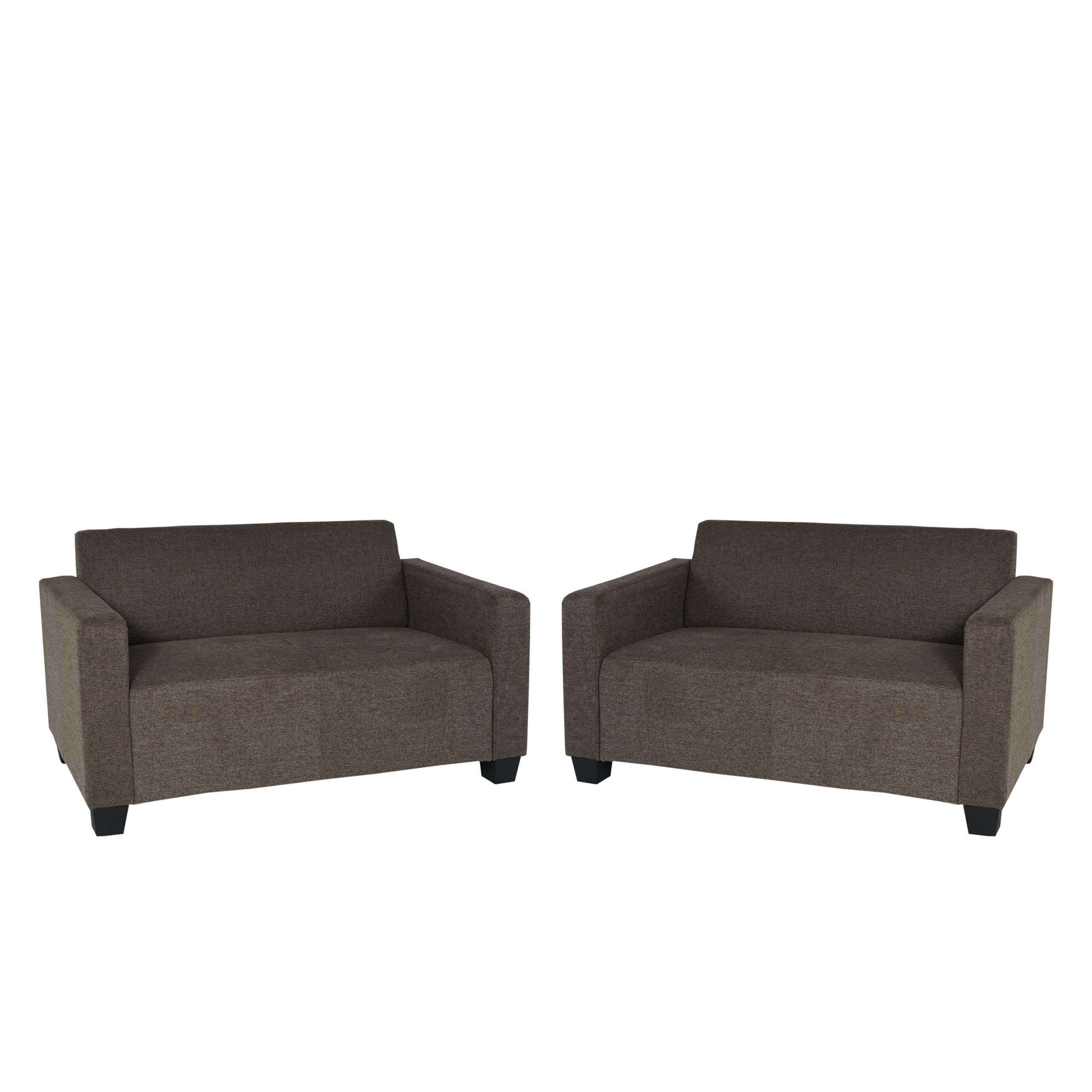 SOFA-GARNITUR Braun - Braun, Textil (136/76/72cm) - MCW