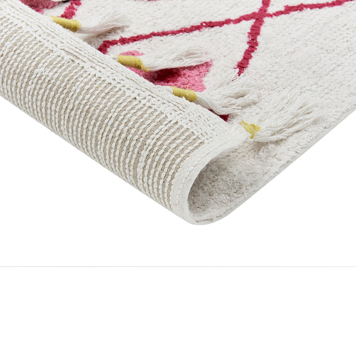 KURZFLOR-KINDERTEPPICH-CAVUS 230/160 cm - Weiß, Textil (160/230cm) - Beliani