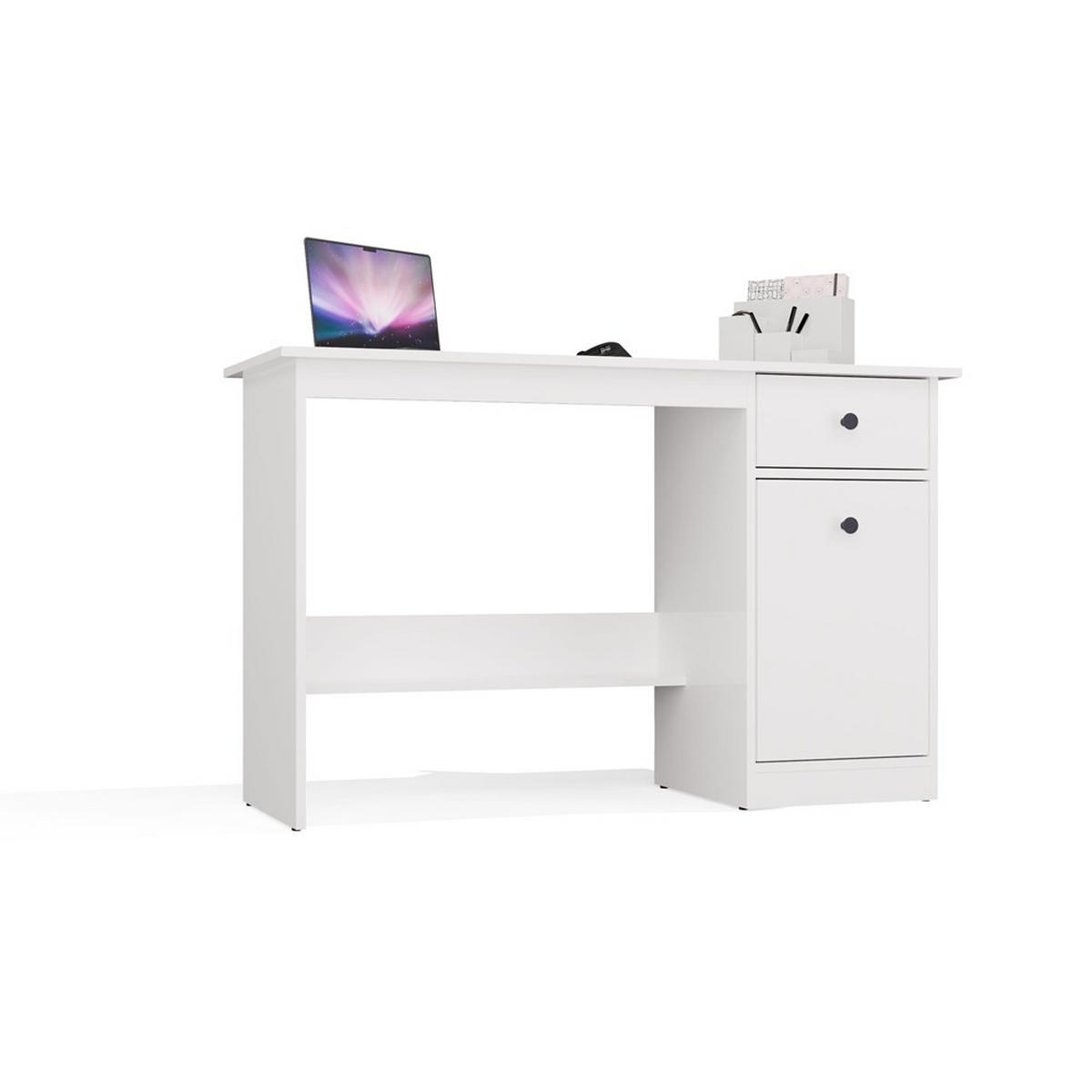 SKRIVBORD Vitt 120/75/45 - Vit, Träbaserade material (90/50/75cm) - RAUMHIRSCH FURNITURE