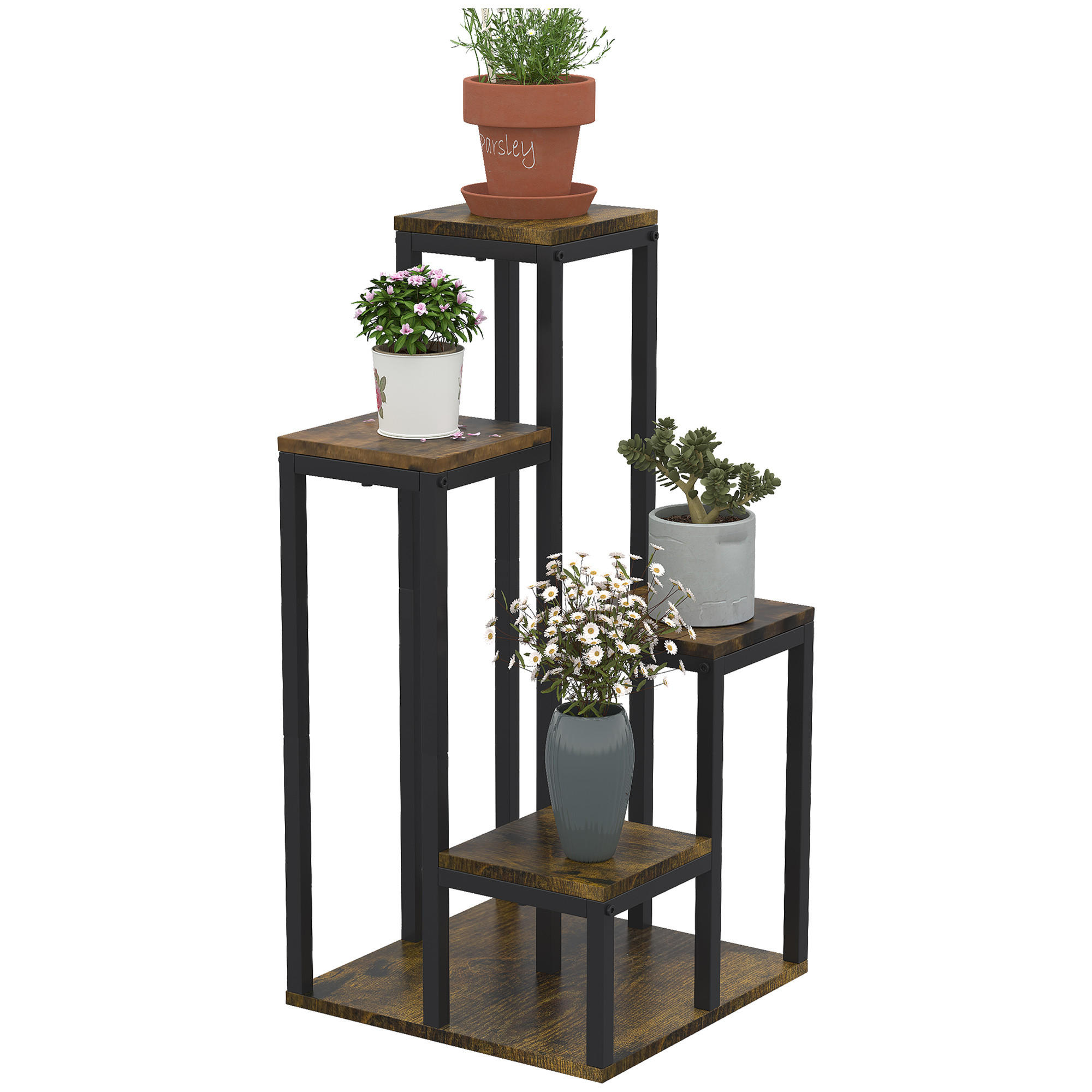 ComfortXL Blumenständer Braun 40x81x40 cm