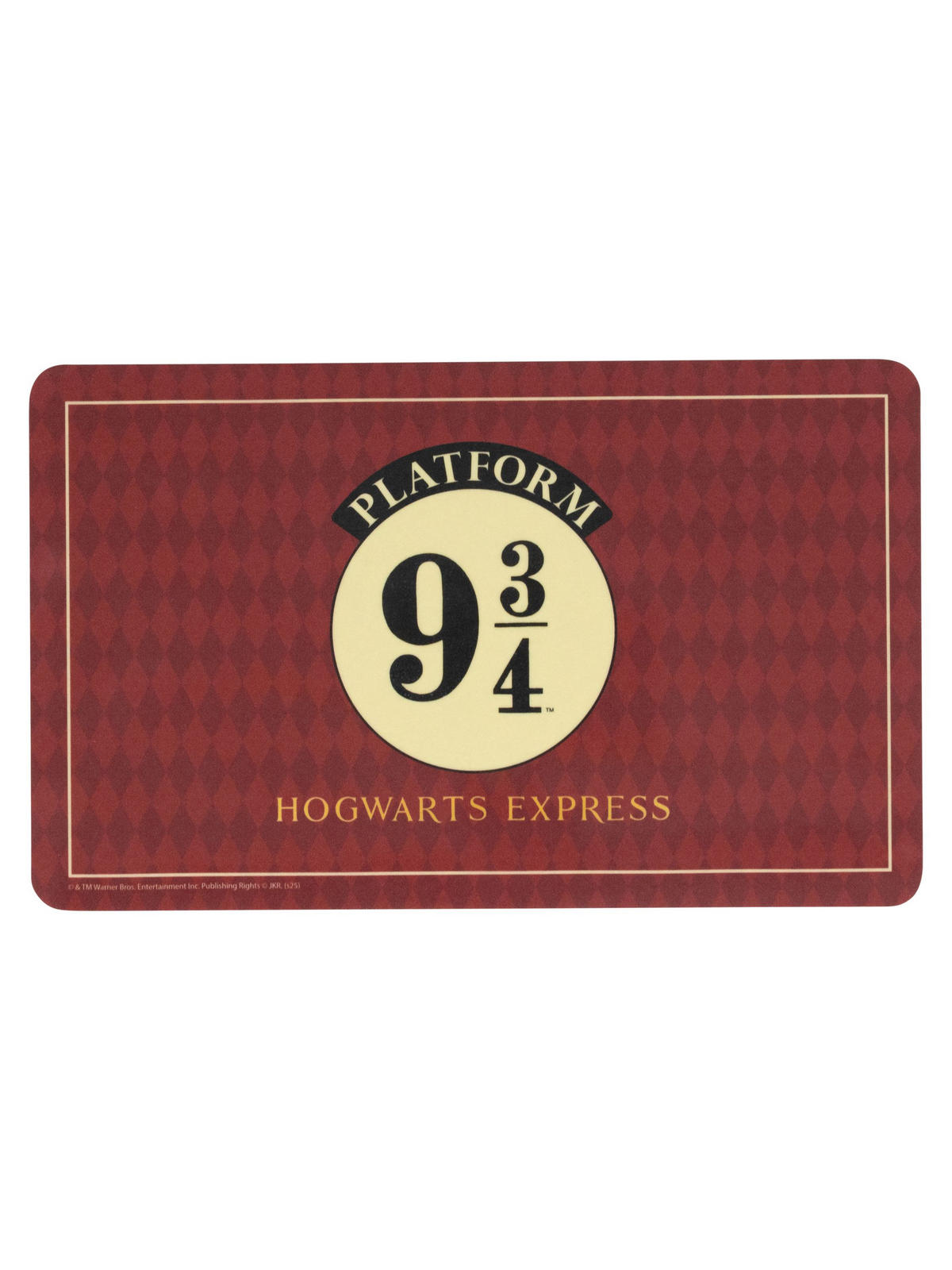 BRETTCHEN Harry Potter Hogwarts Express Platform 9 3/4 Rot 14,5 x 23,5 cm - Rot, Kunststoff (14.5/23.5cm) - United Labels