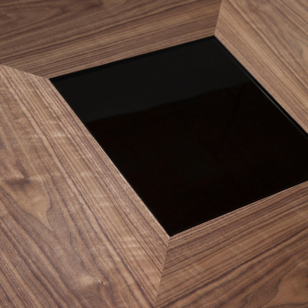 ESSTISCH Square Walnuss Schwarz 150/150/79 cm - Walnussfarben/Schwarz, Holz (150/150/79cm) - ANGEL CERDA