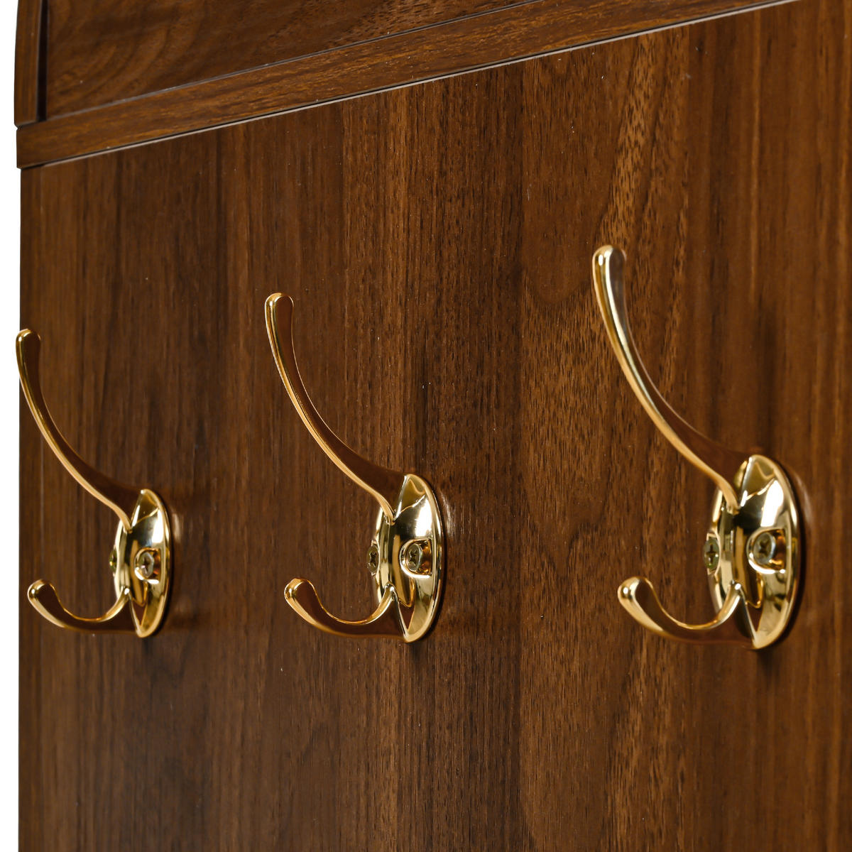 SIDEBOARD in Nussbaum 80/40/180 cm aus MDF mit Korbgeflecht-Türen, Schubladen und Stauraum - Nussbaumfarben, Holzwerkstoff/Metall (80/180/40cm) - CHICFURN