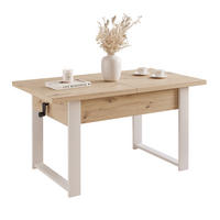 COUCHTISCH TIVOR Multifunktionalität 3-in-1 - Kaschmir/Eiche Artisan, Holzwerkstoff/Metall (67/120/63.5cm) - Idohome