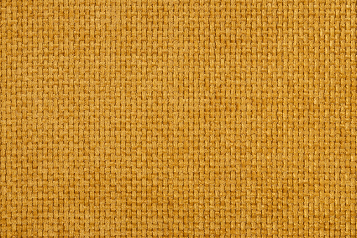 SOFA Mit Schlaffunktion Und Bettkasten, Chenille-Stoff Flow, Gelb, Zephira - Gelb, Holz (238/87/140cm) - Kaiser Möbel