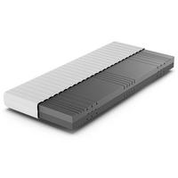 KALTSCHAUMMATRATZE KSP-500, 7 Zonen, Größe: 100x200, Härtegrad: H3 / H4 - Wendematratze - Weiß, Textil (100/200cm) - Betten-ABC