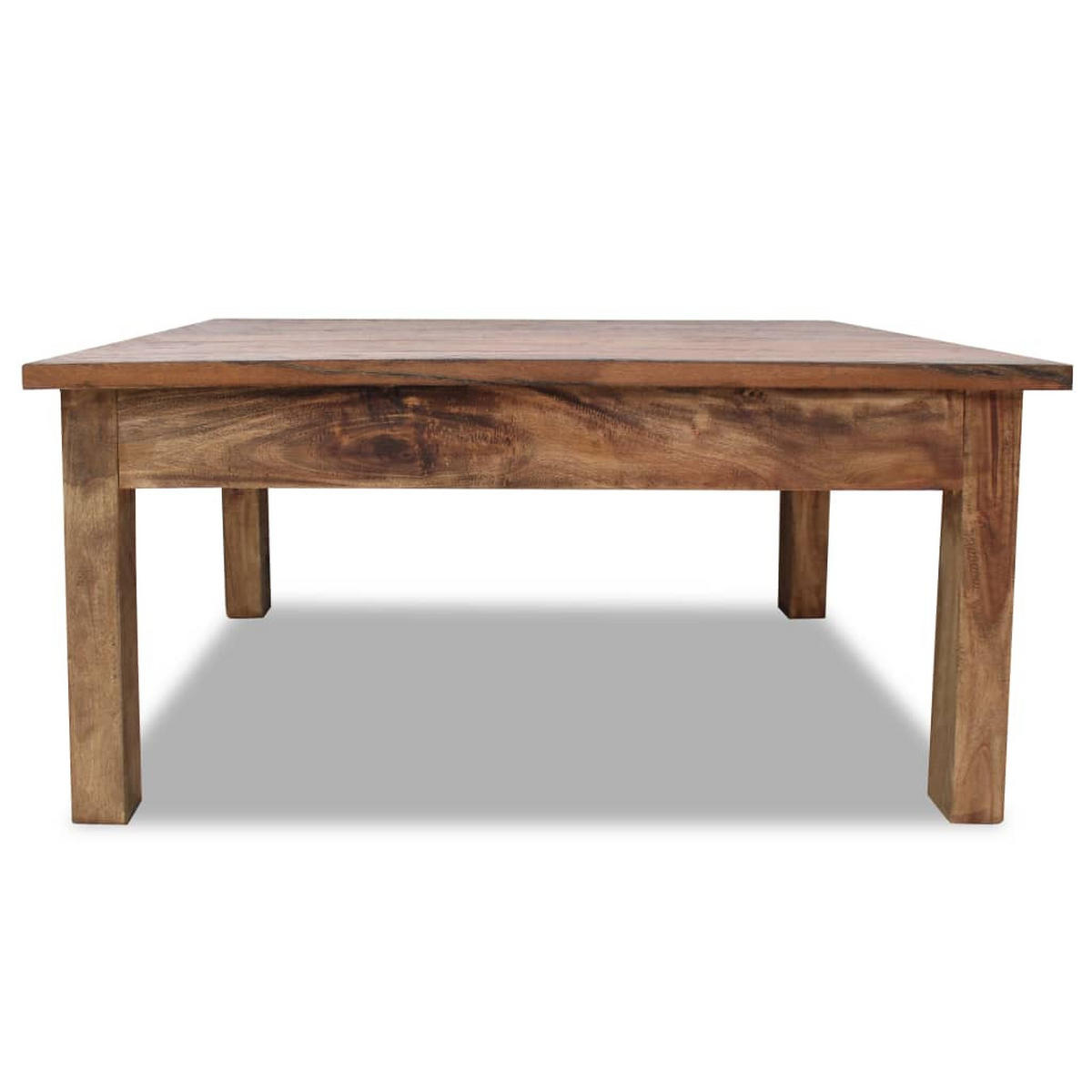 COUCHTISCH Massives Mahagoniholz 98x73x45 cm - Braun, Holzwerkstoff (98/73/45cm) - furnicato