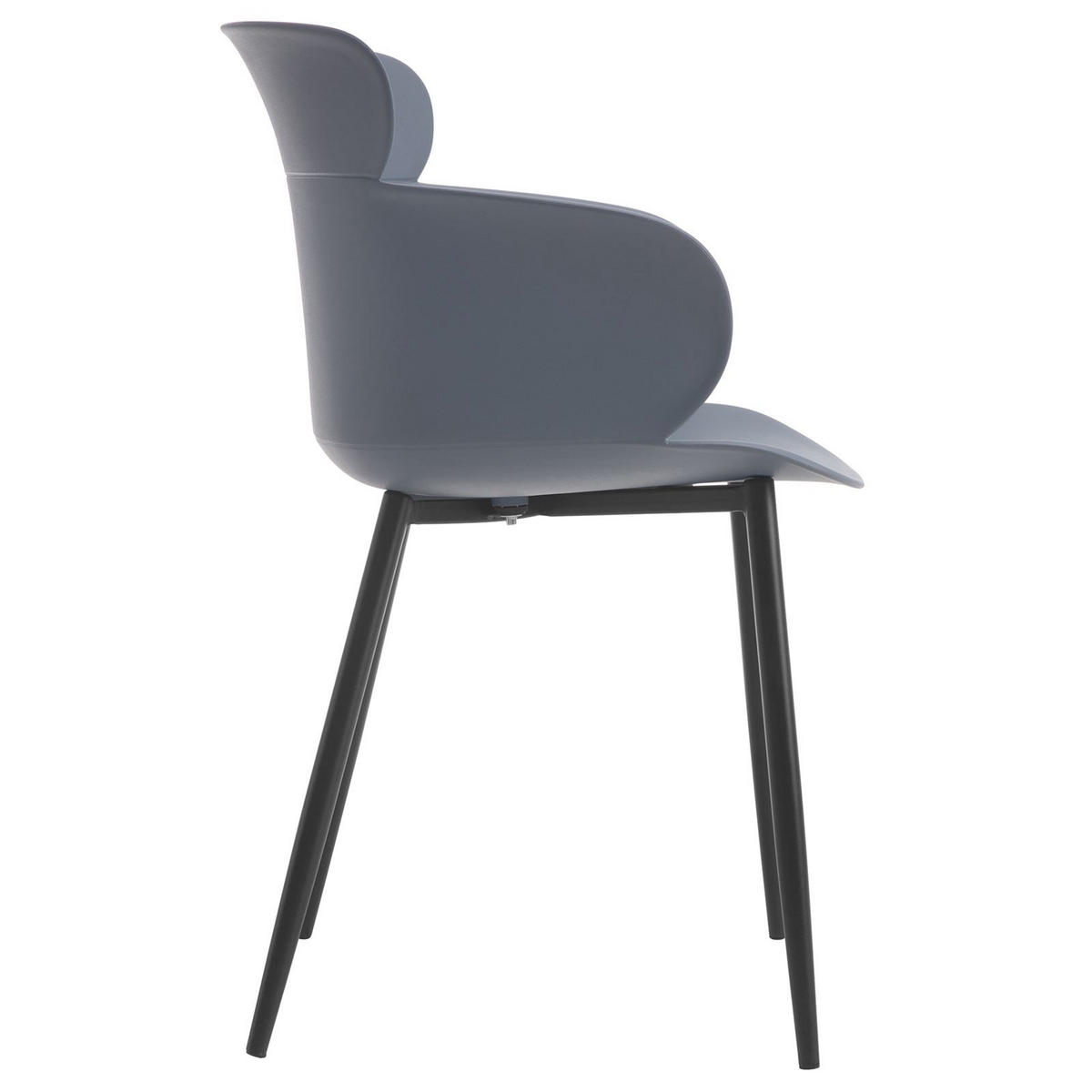ESSZIMMERSTÜHLE CATCH 4ER-SET - Grau, Textil (62/82/54cm) - IDIMEX