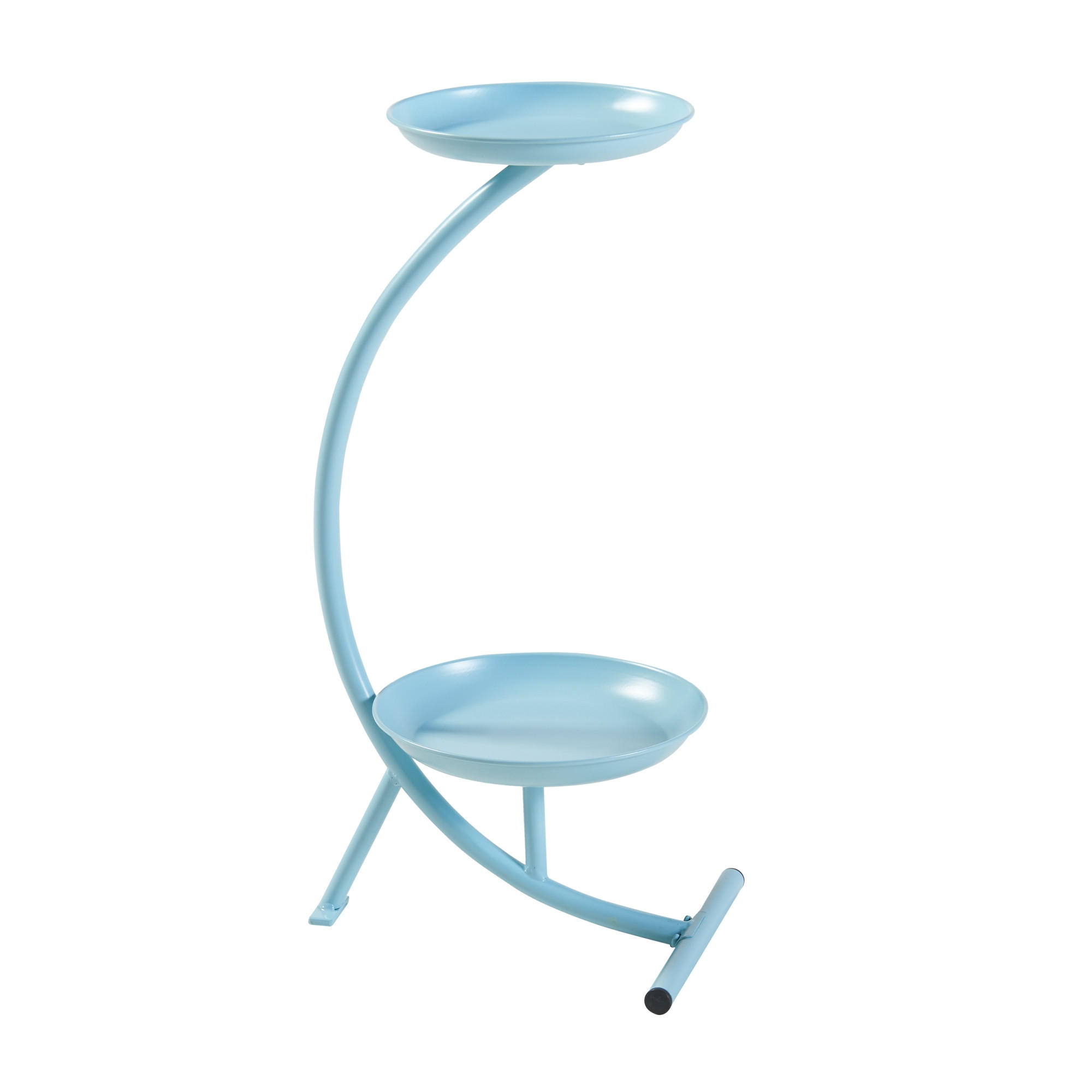 PFLANZENSTÄNDER Aalten - Hellblau, Metall (25/30/61.5cm) - [en.casa]