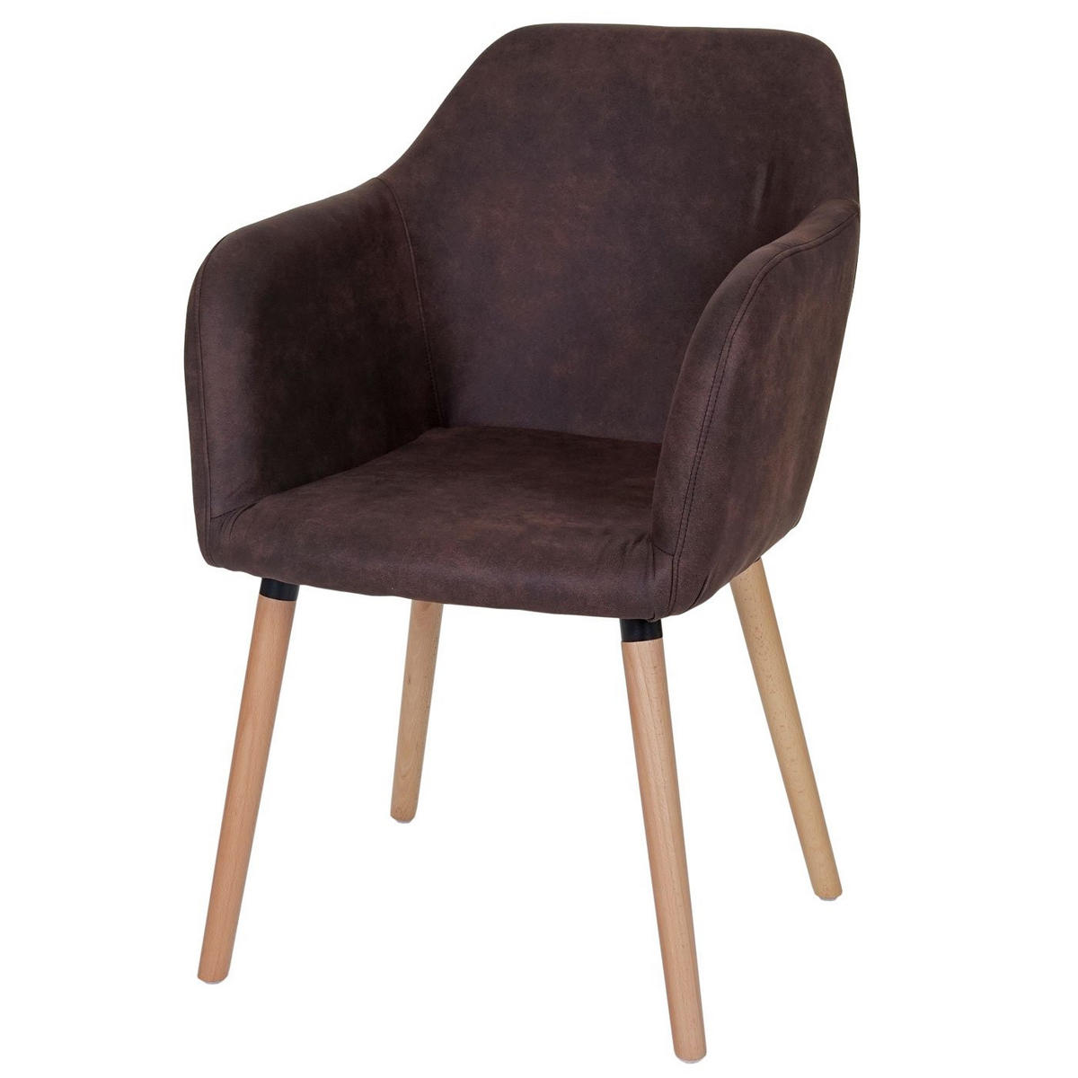 ESSZIMMERSTUHL Rehbraun - Hellbraun/Dunkelbraun, Textil (58/88/64cm) - MCW