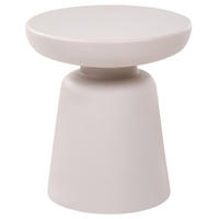 BEISTELLTISCH Hellgrau Tofet - Hellgrau/Grau, Kunststoff (39/39/44cm) - Beliani