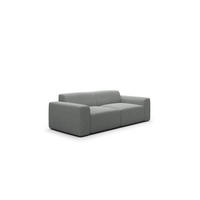 SOFA Modular Premium Grau - Schwarz/Grau, Holz/Holzwerkstoff (240/70/104cm) - Furnisell